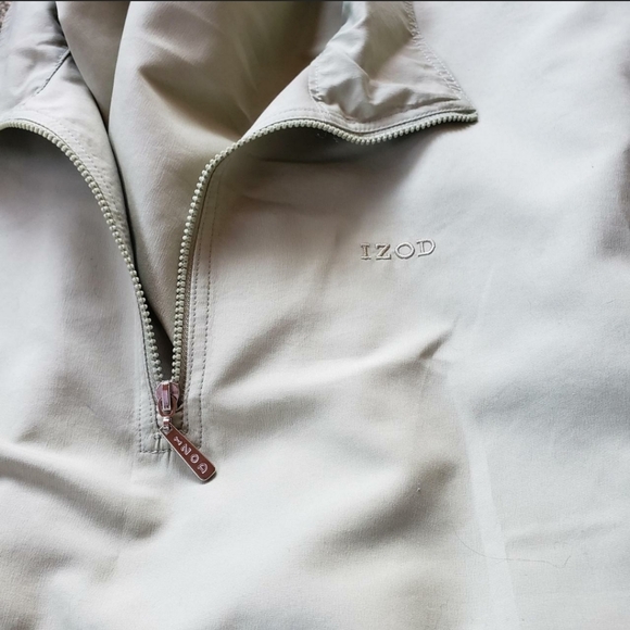 Izod Women's Mint Green Quarter Zip XL Pull Over - Picture 2 of 9